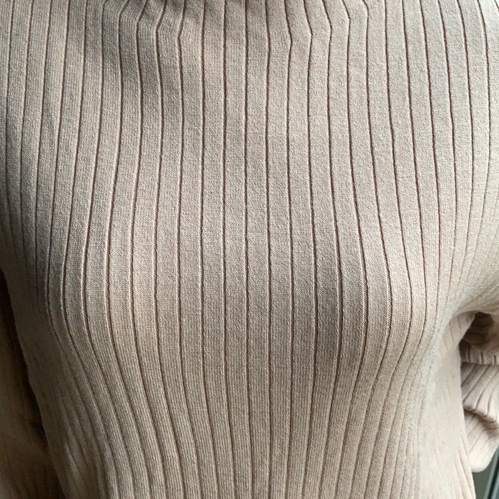 Loft Plus Stripped Ribbed Sweater - Picture 4 of 8